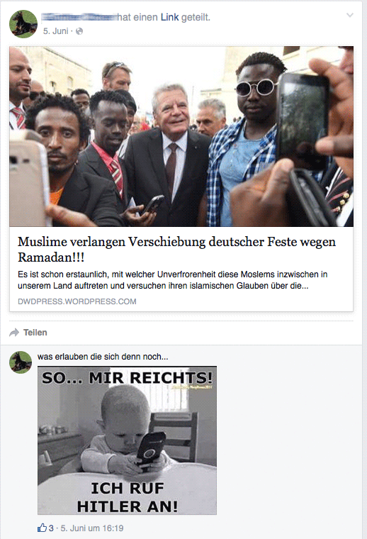 Facebook-Screenshot